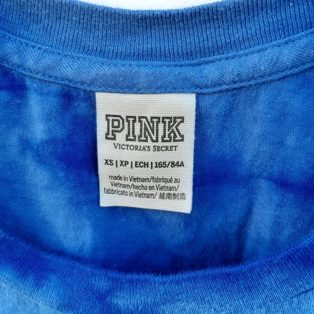 PINK Made in America Assymetric Tye Dye Tank Top - Picture 3 of 6